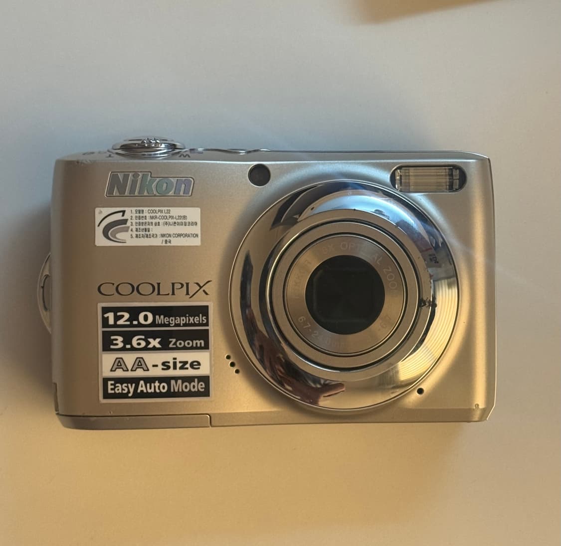니콘 쿨픽스 L22 디지털카메라 (작례O) 상품이미지1