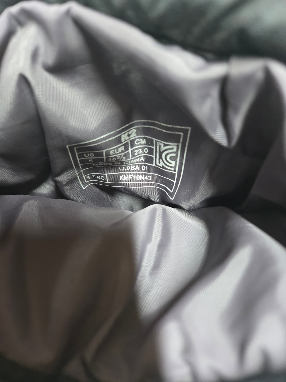 K2 패딩부츠필파워 700방한화  230mm 상품이미지7