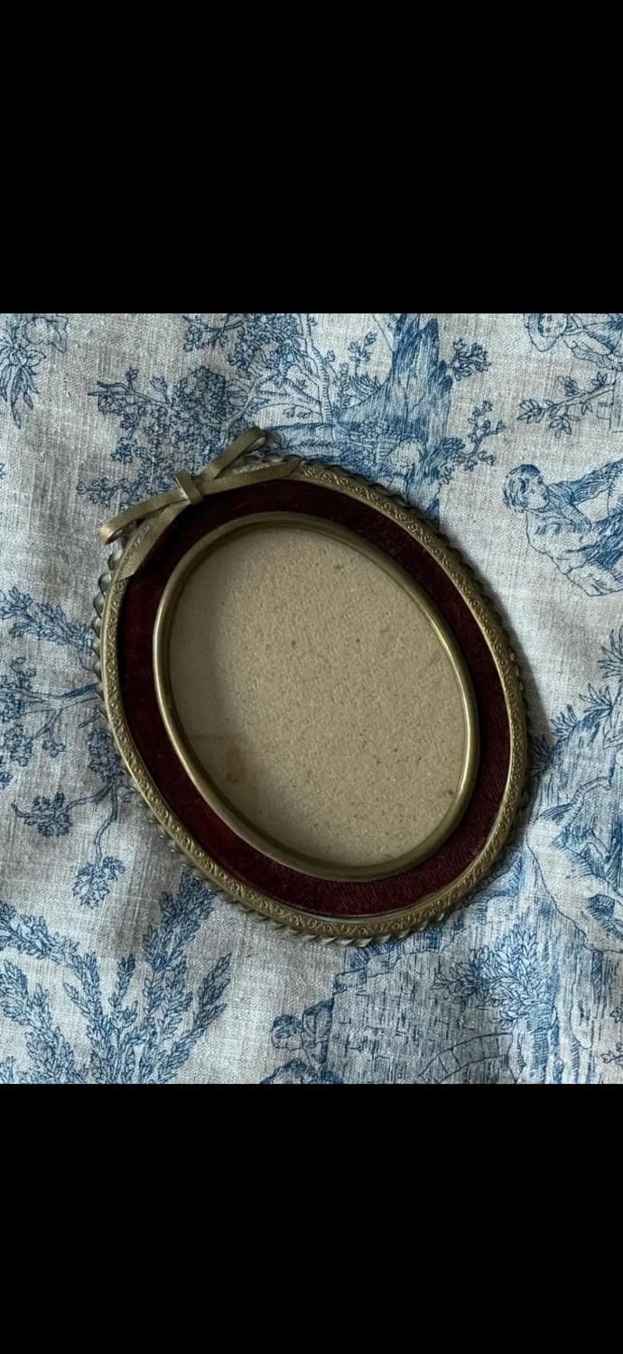 앤틱 브라스 오발액자  상품이미지1