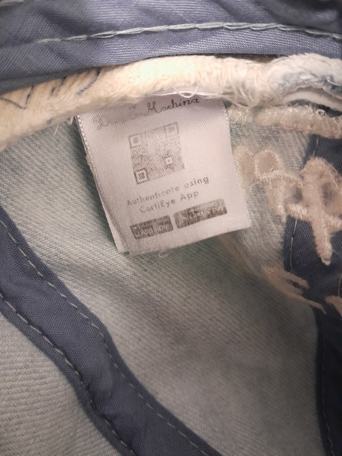 💥데우스 엑스마키나 빈티지워싱 데님 볼캡 
 상품이미지8