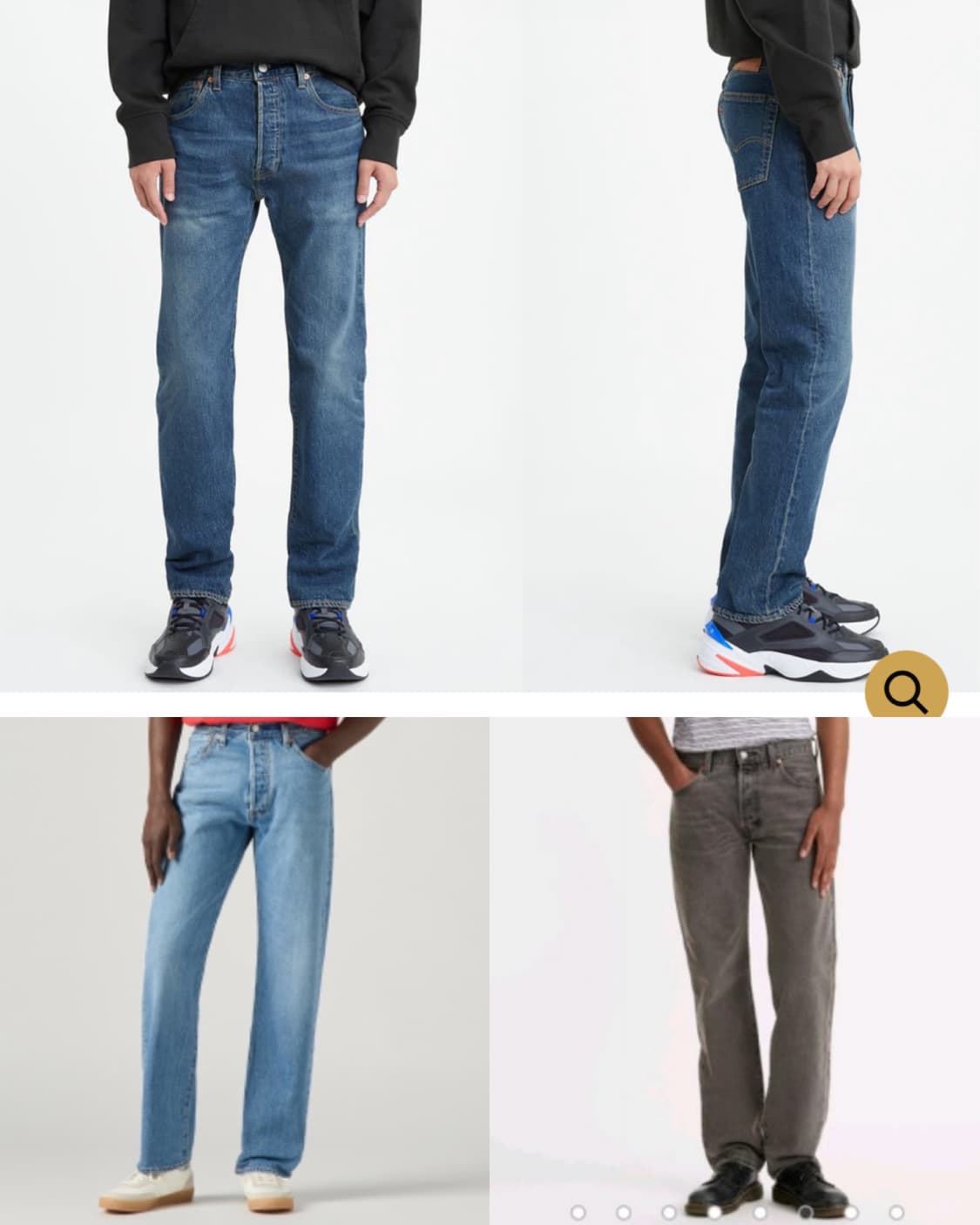 리바이스 프리미엄 501 93 빅E 일자핏 스판 데님팬츠 30 상품이미지10