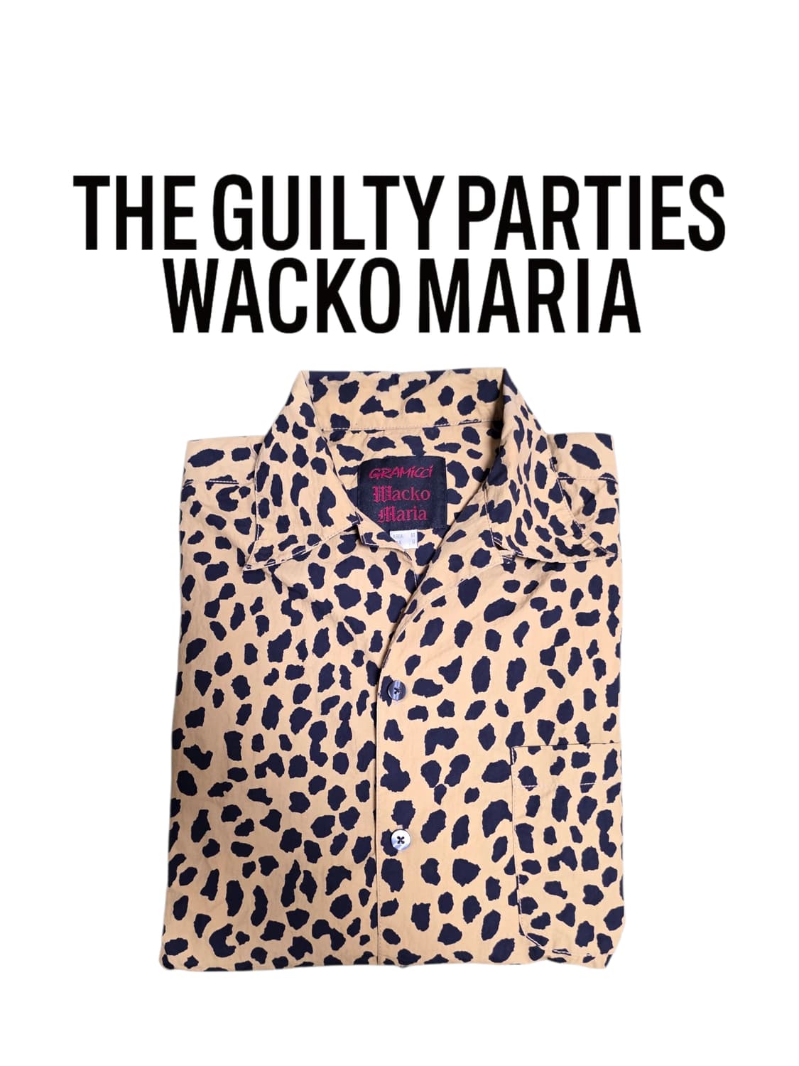 [M] Wackomaria x Gramicci 와코마리아 레오파드 셔츠 상품이미지3