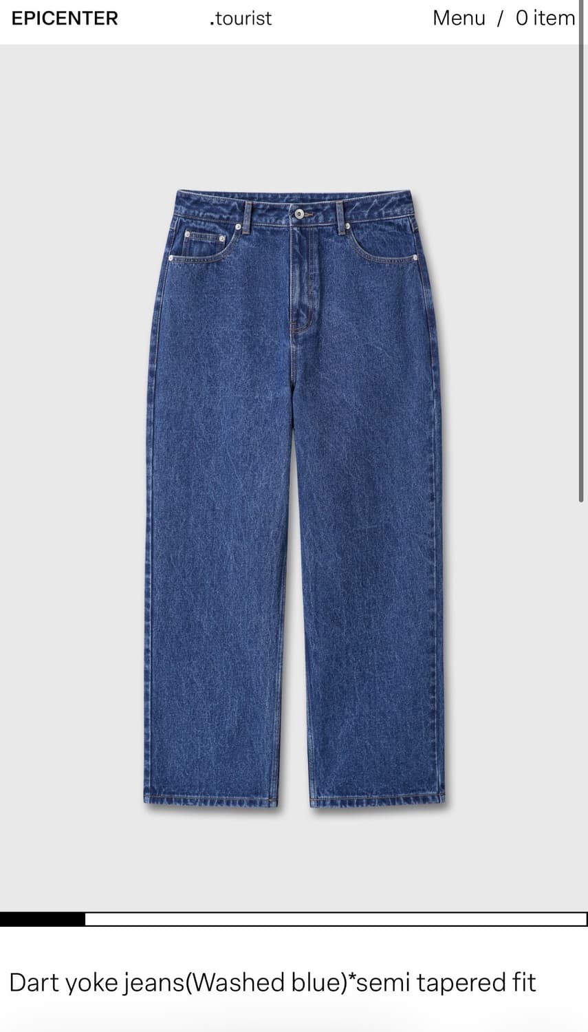 에피센터투어리스트 dart yoke jeans-m 상품이미지1