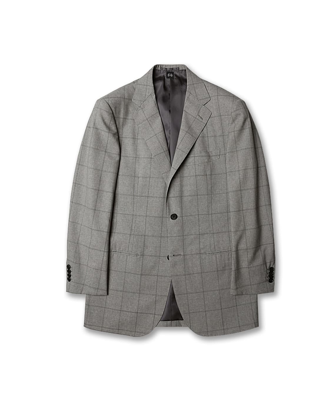 소버린 하우스 [Sovereign House] 라이트 그레이 울 체크수트 상품이미지2