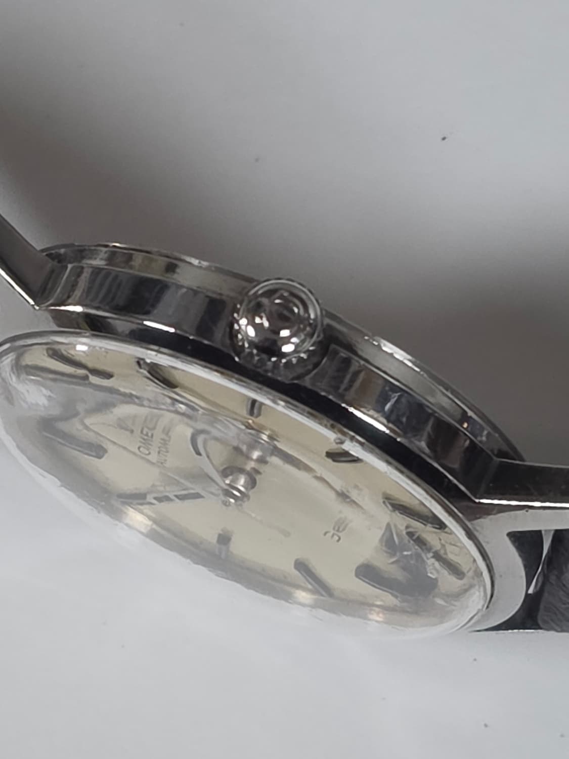 OMEGA 정품 오메가 제네브 실버 다이얼 은행잎 자동36mm 상품이미지4