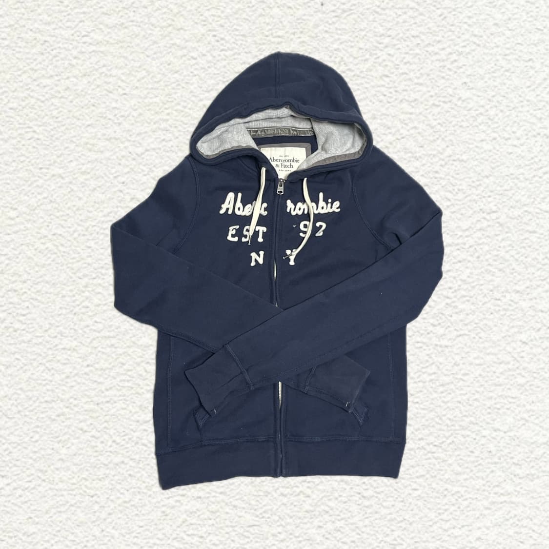 아베크롬비앤피치 네이비 후드집업 L 상품이미지1
