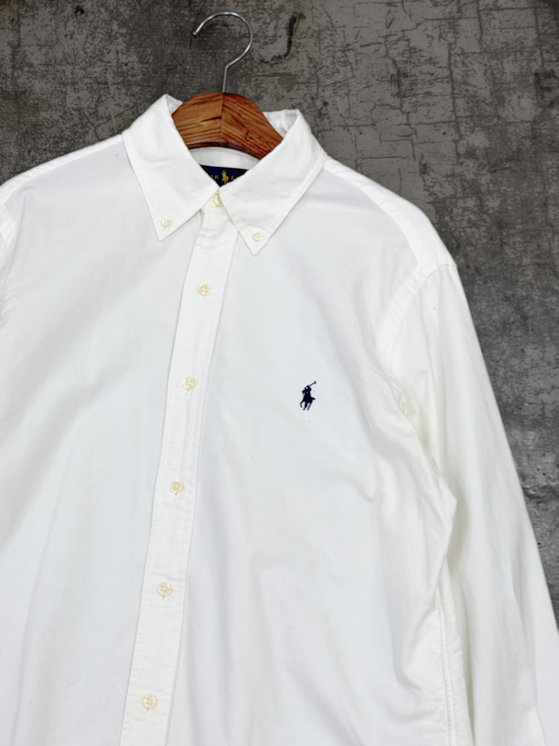 폴로 랄프로렌 클래식핏 가먼트 다이 옥스포드 셔츠 상품이미지3