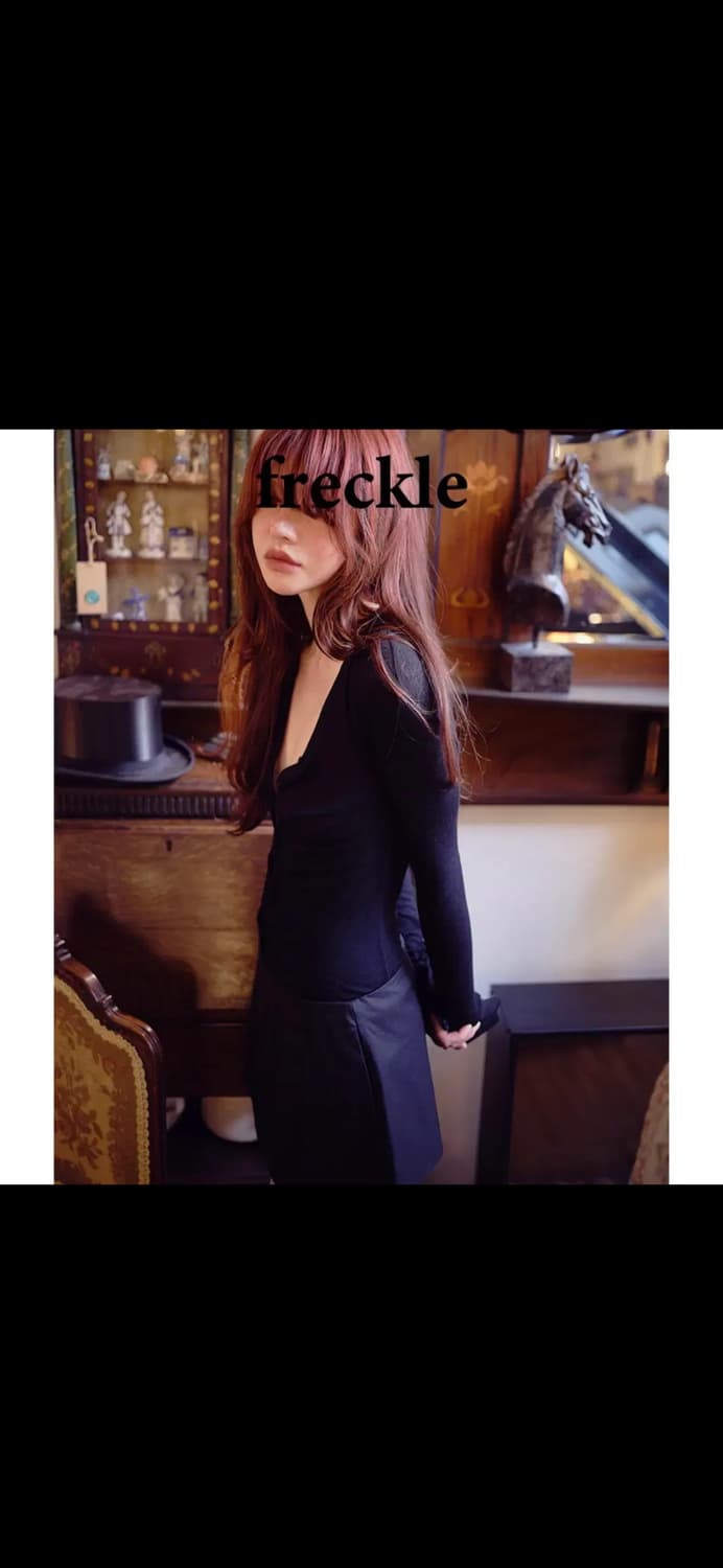 (새상품) 프레클 로우 웨이스트 치마 바지 2개묶음 상품이미지2