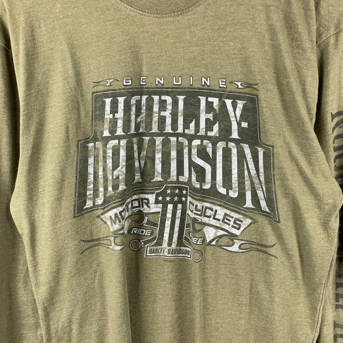 할리데이비슨 빈티지 프린팅 롱슬리브 긴팔티 상품이미지4