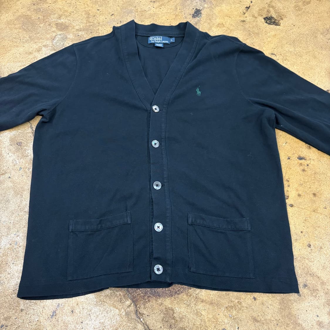 [정품/L] 폴로 랄프로렌 코튼 브이넥 가디건 b15 상품이미지3