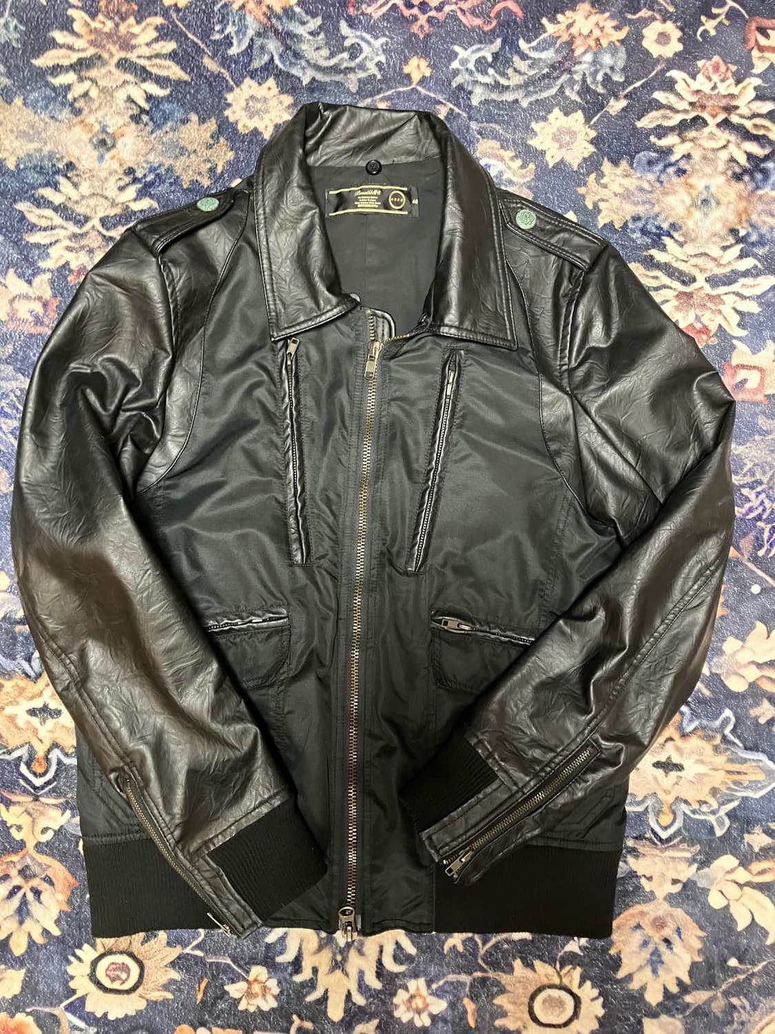 빈티지 레더자켓 상품이미지1