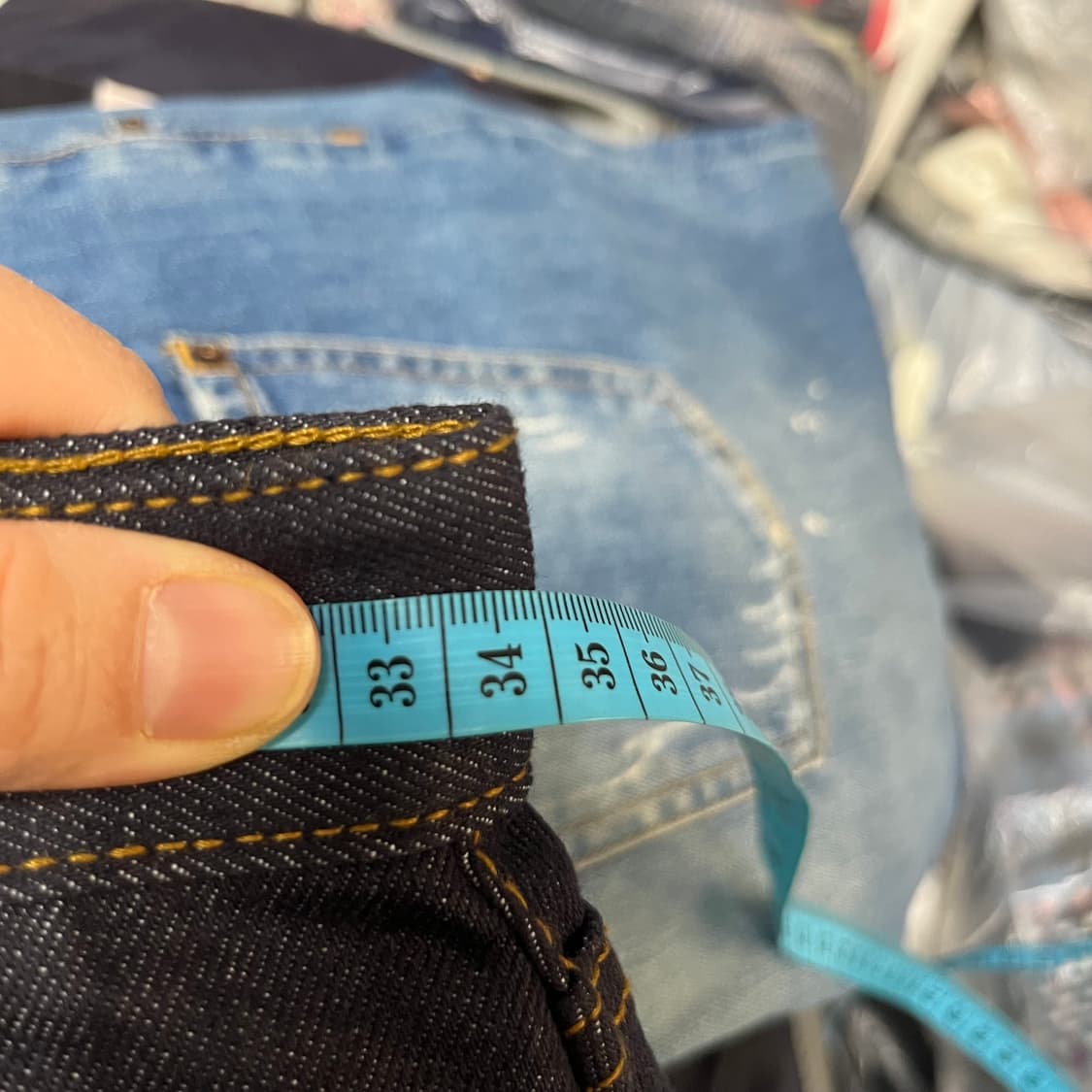 Haag 헤이그 데님 스커트 s 상품이미지5