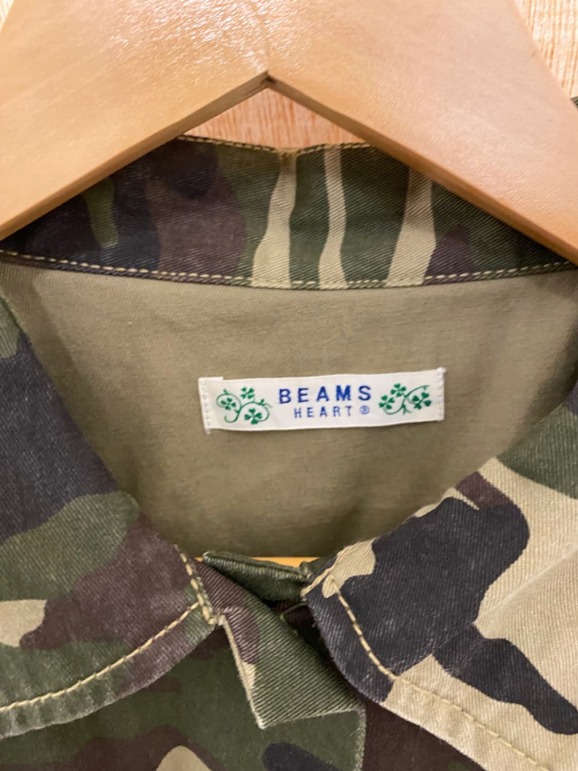 BEAMS 카모 셔츠 자켓 상품이미지7