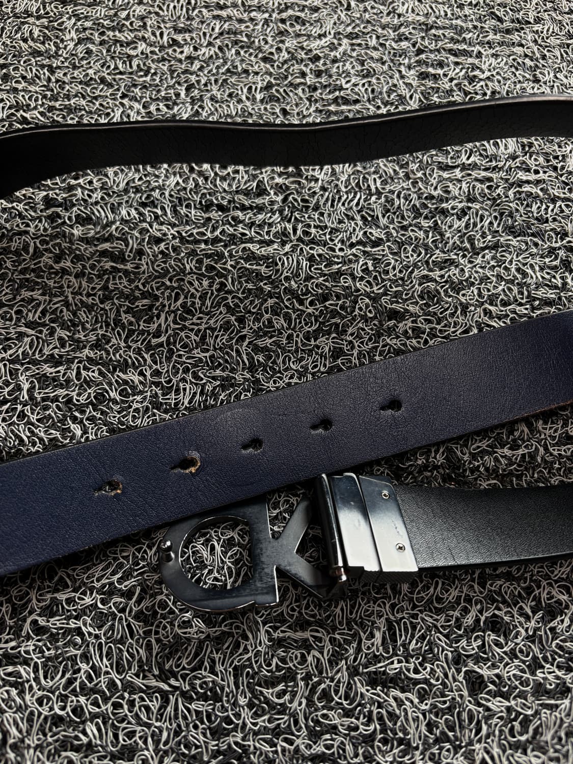 캘빈클라인 빅 메탈 양면 레더 벨트 3812 상품이미지3