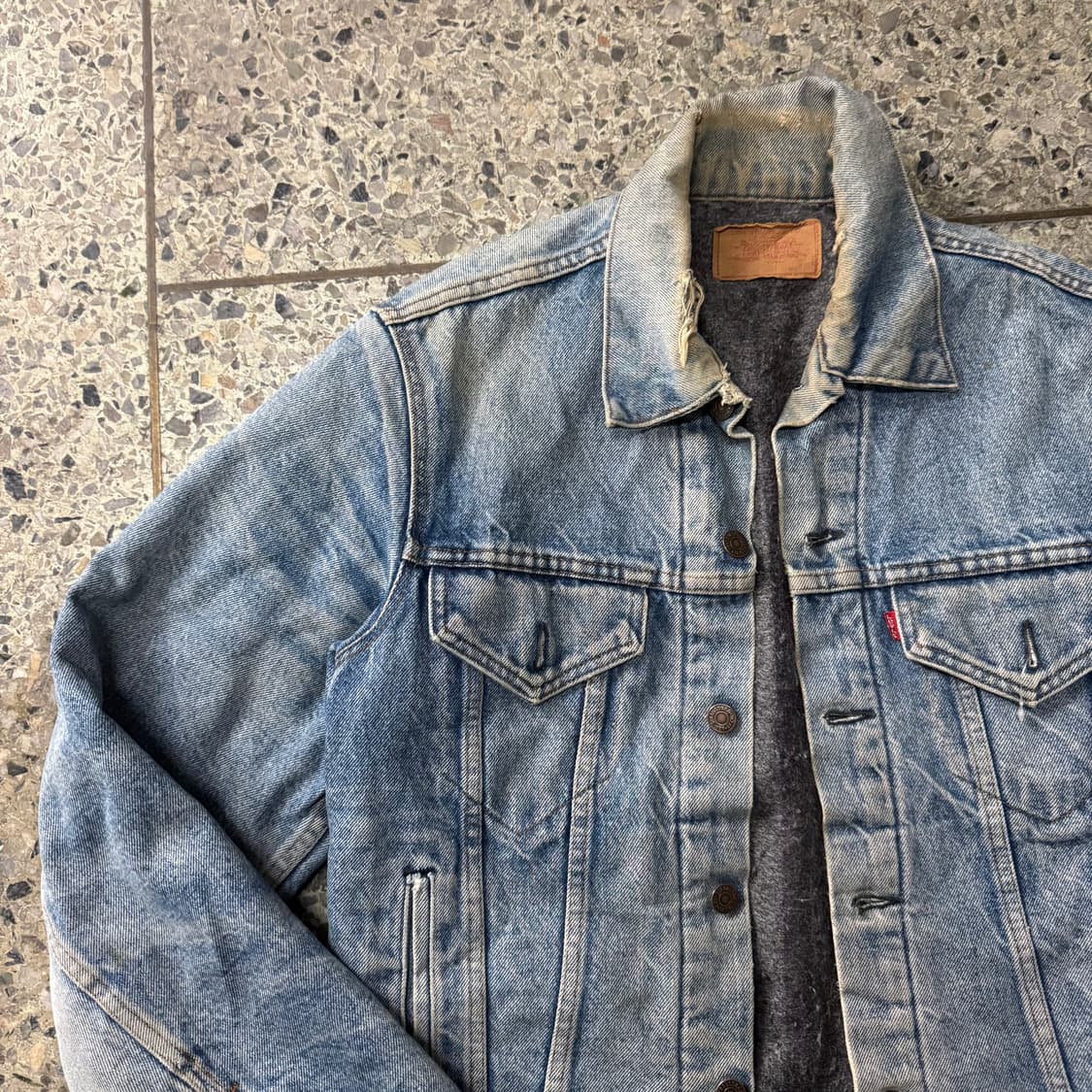 [M] 80s 리바이스 블랭킷 라이너 데님 자켓 상품이미지5