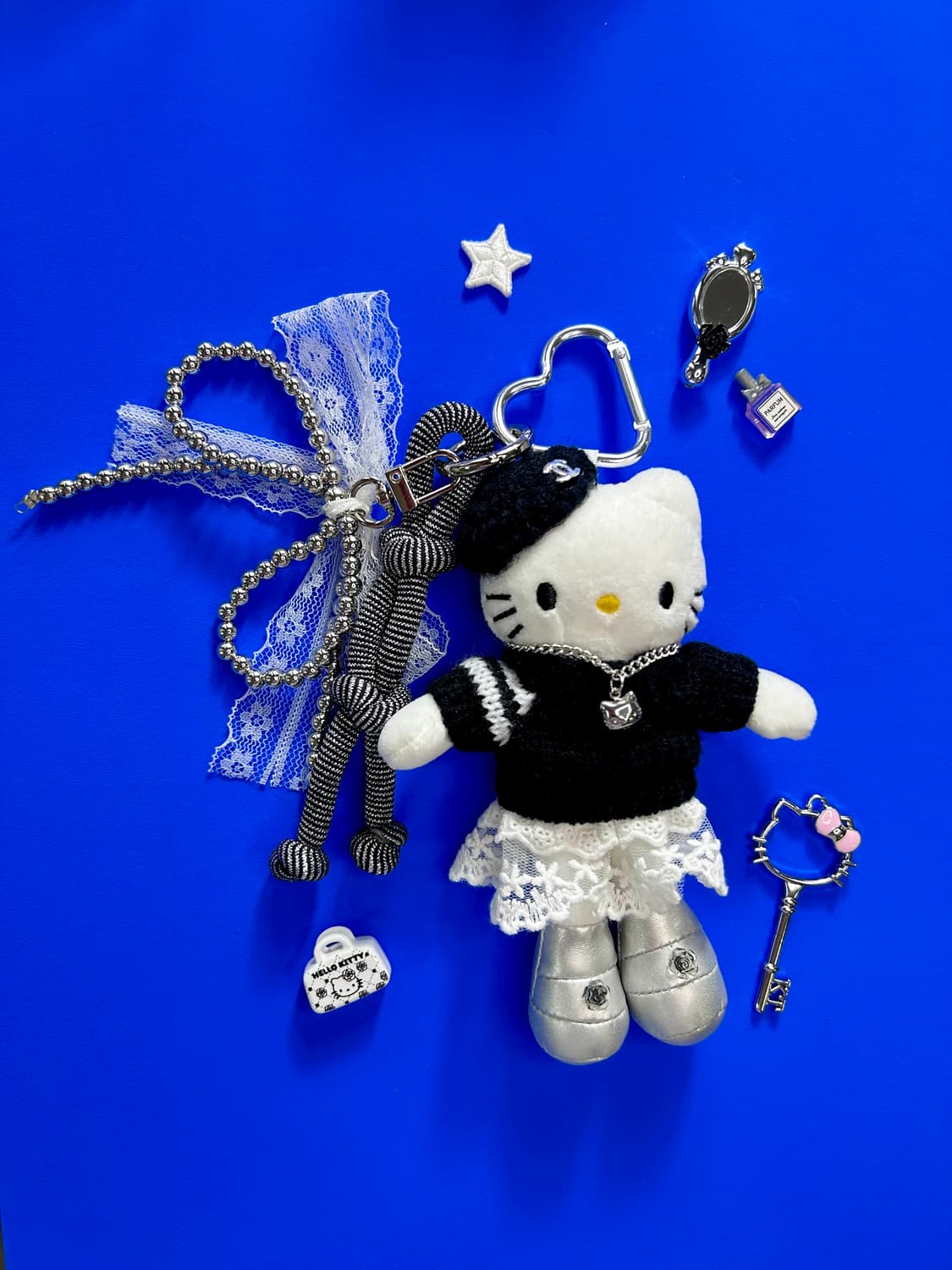 롱다리키티 커스텀키링(10) 상품이미지1