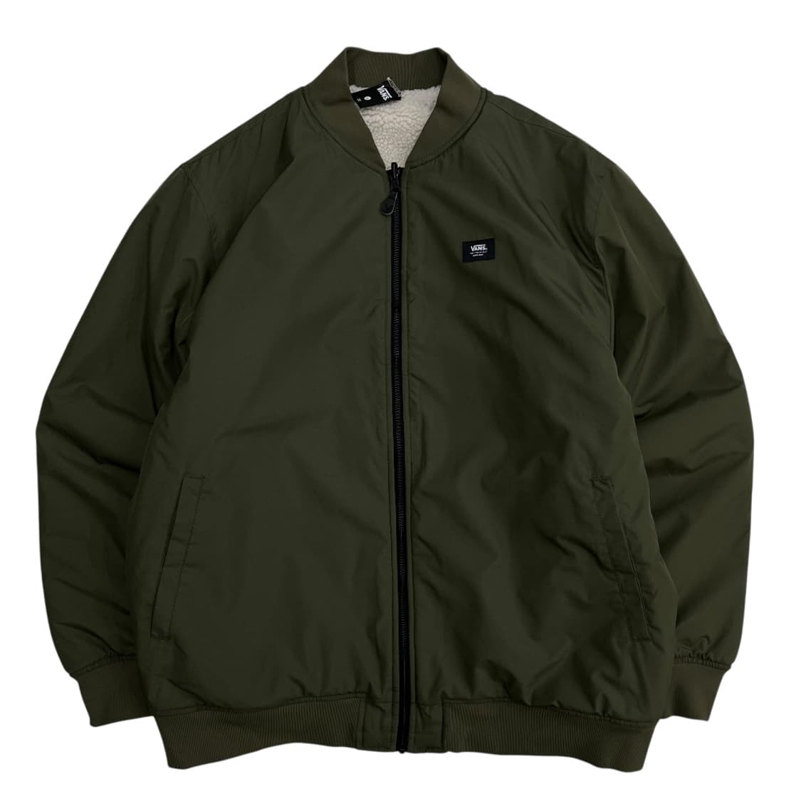 반스 카키 리버시블 뽀글이 자켓 XL 상품이미지3