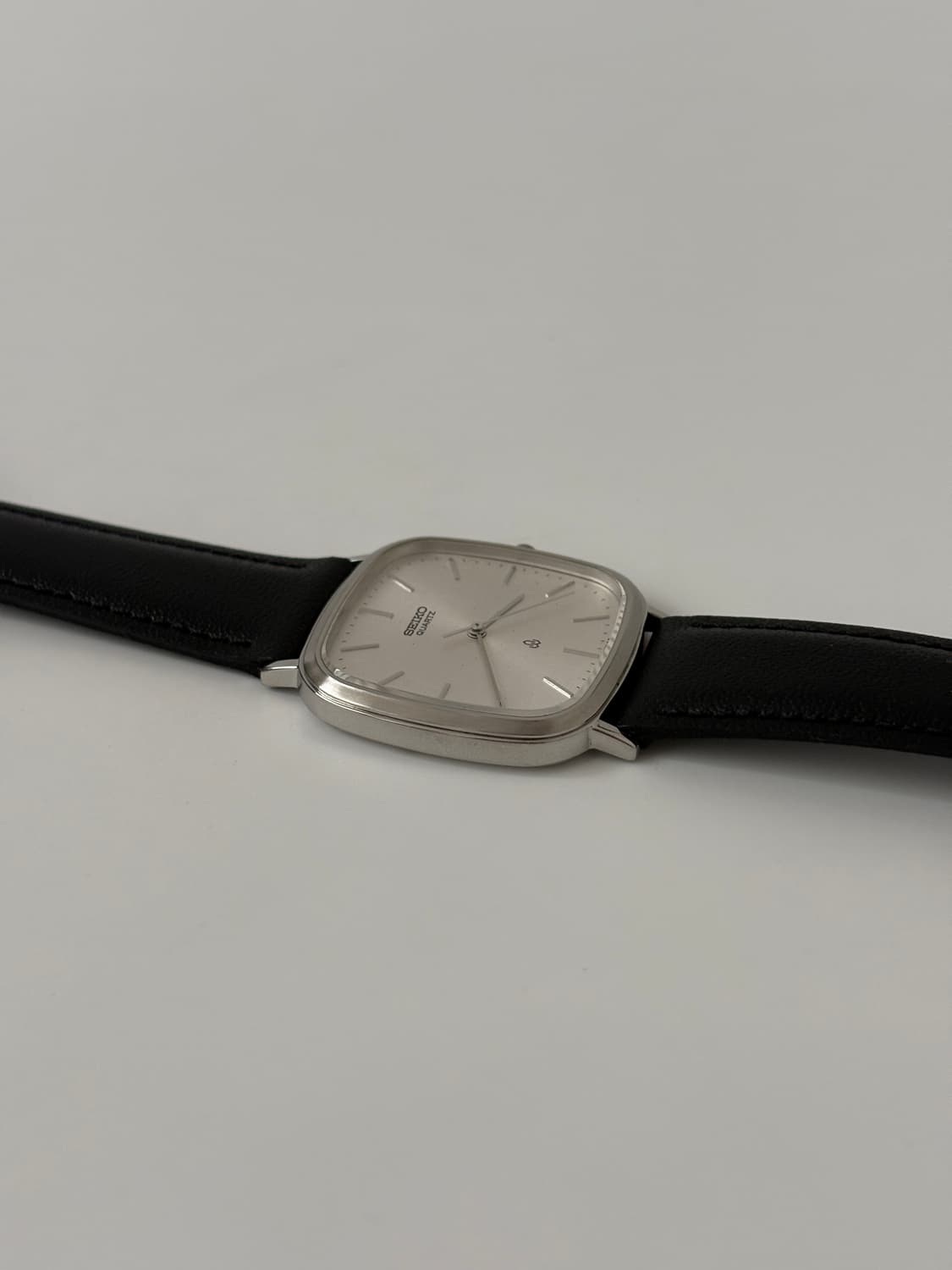 1980s Bokashi Dial Silver Square Quartz 상품이미지6