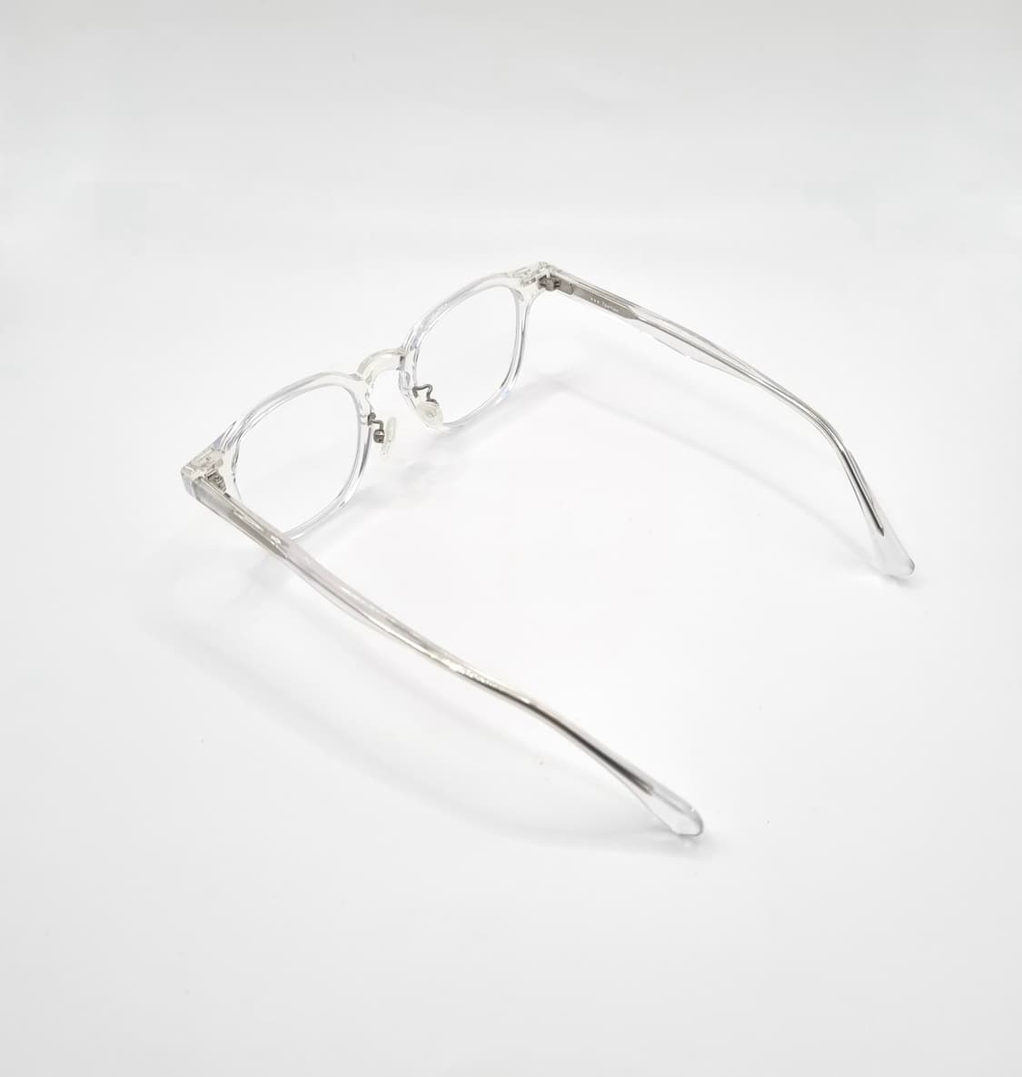 오피스 클리어 코받침있는 뿔테 사각 블루라이트 렌즈 301 상품이미지4