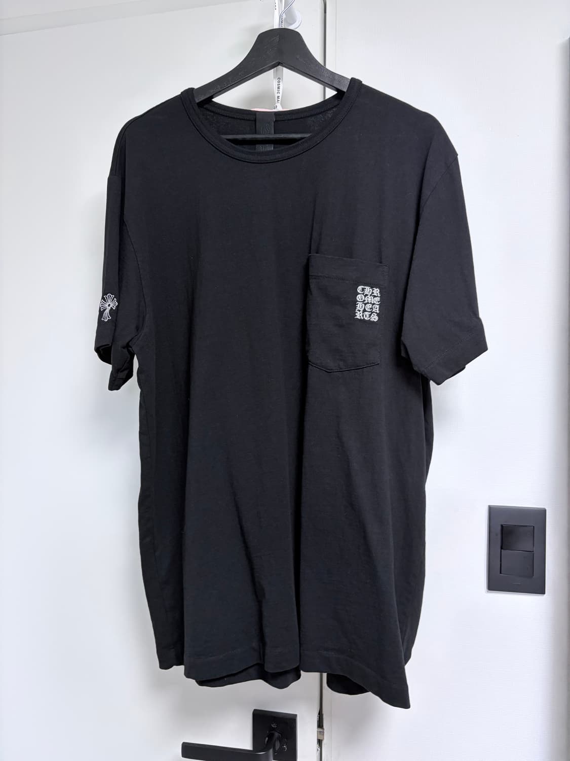 크롬하츠 레터링 반팔 티셔츠 xl 상품이미지1