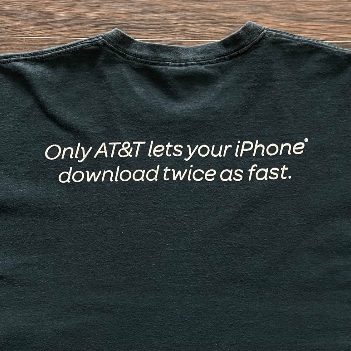 [L] 미국 빈티지 AT&T 애플 프로모션 티셔츠 상품이미지4