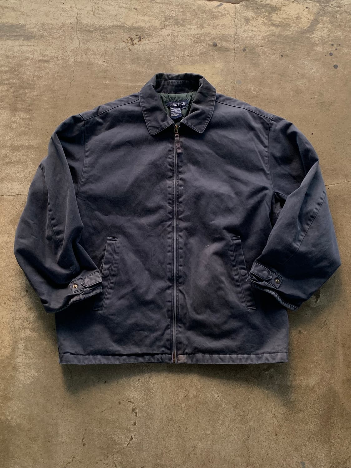 90s 노티카 미 해군 A-2 모티브 덱 자켓 상품이미지1