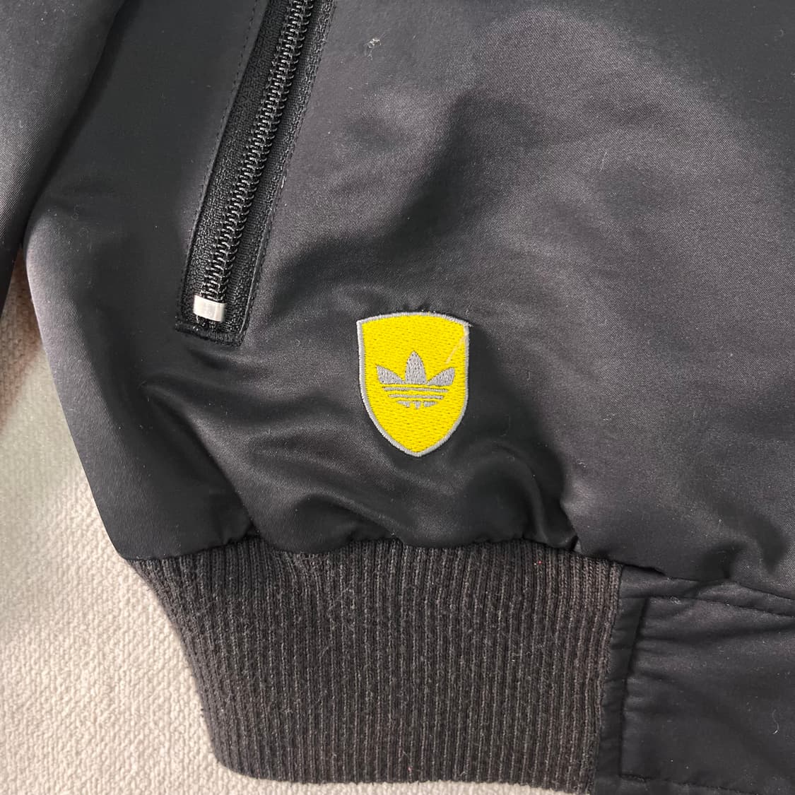 100 아디다스 90s 드라이빙 바이커 자켓  상품이미지4