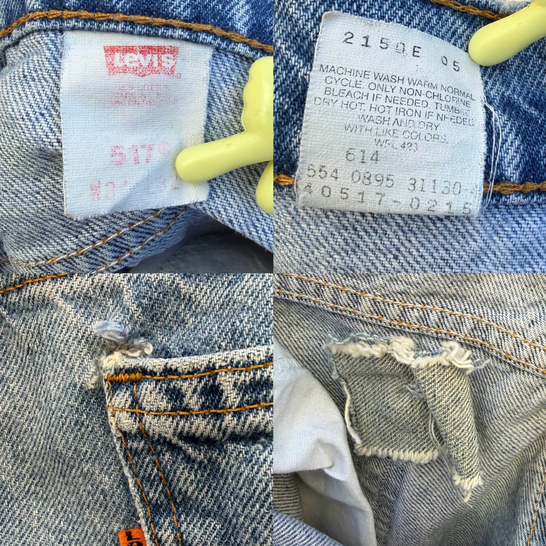 90s USA 빈티지 리바이스 517 W34 W32 상품이미지3