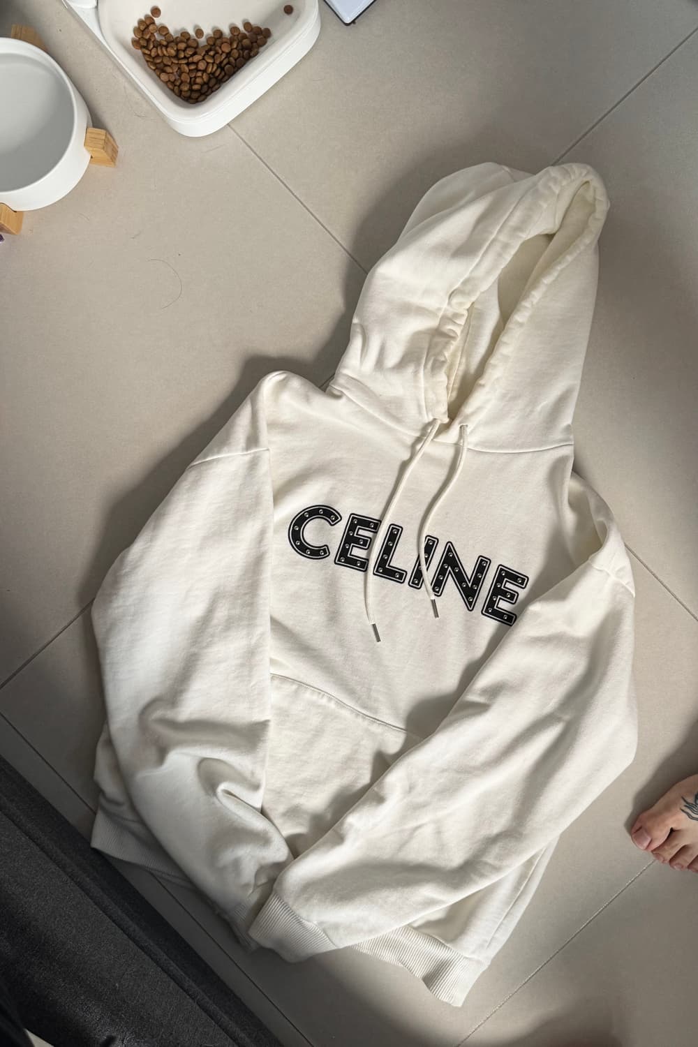 Celine Classic Logo Metal Rivet Hoodie 상품이미지1