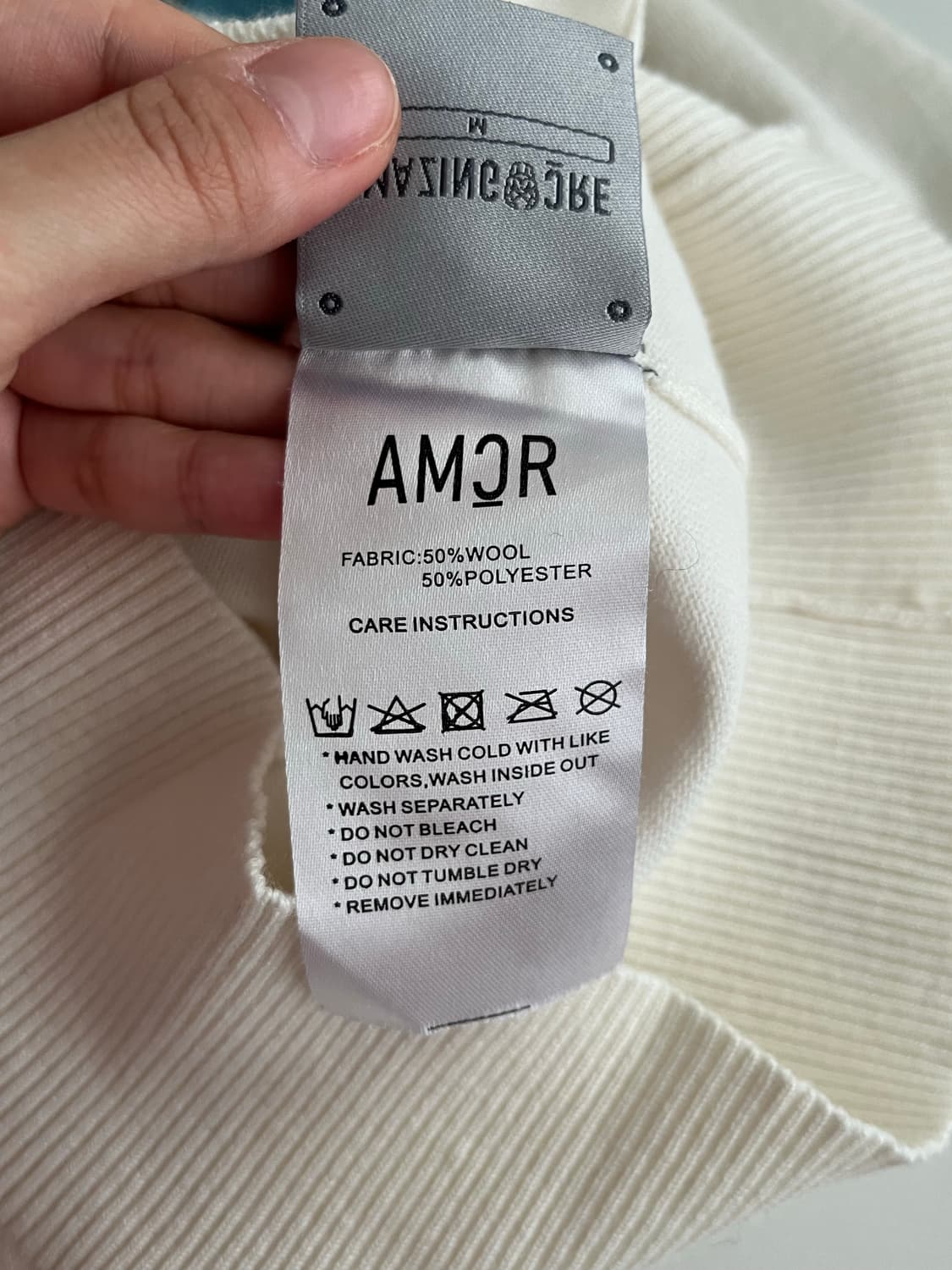 M) 어메이징크리 여성 투웨이 니트집업 아이보리 상품이미지7