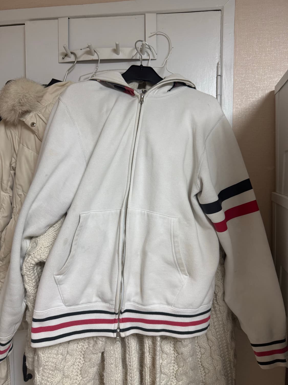 베이프 후드집업 (화이트) 상품이미지3