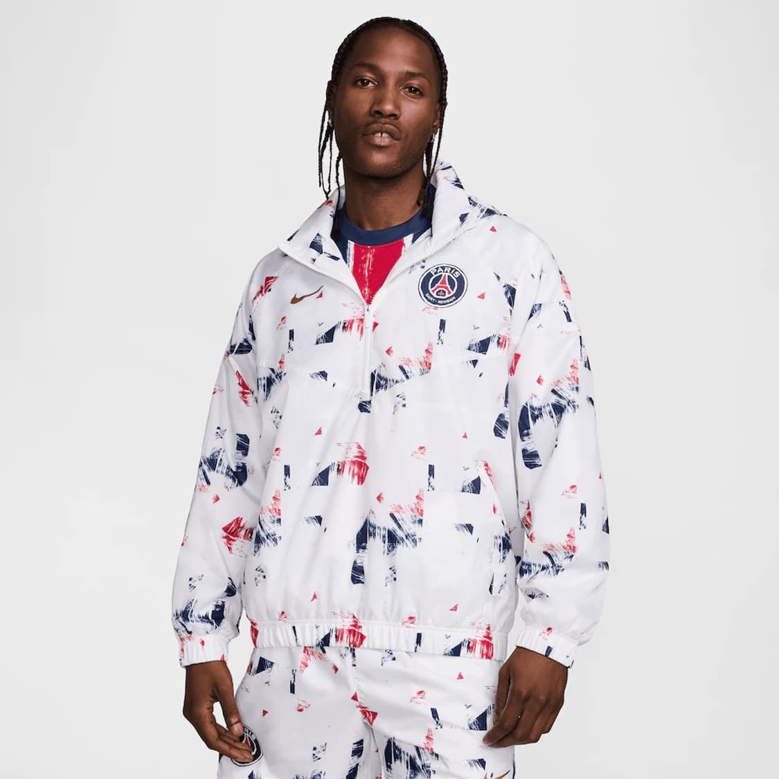 나이키 파리생제르망 PSG 나일론 하프집업 바람막이 L 상품이미지3