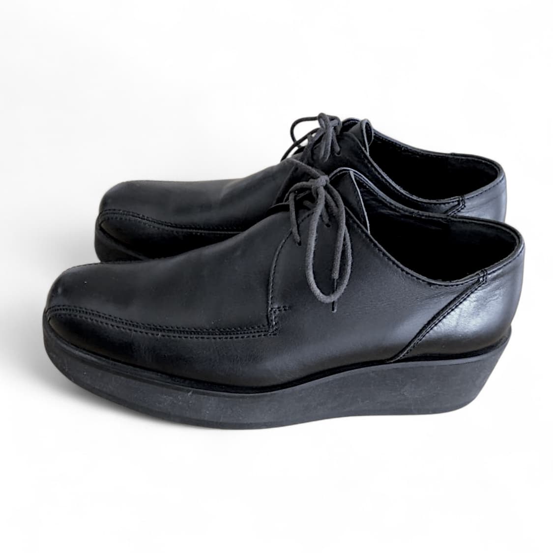 요지야마모토 와이즈 플랫폼 더비슈즈 상품이미지2