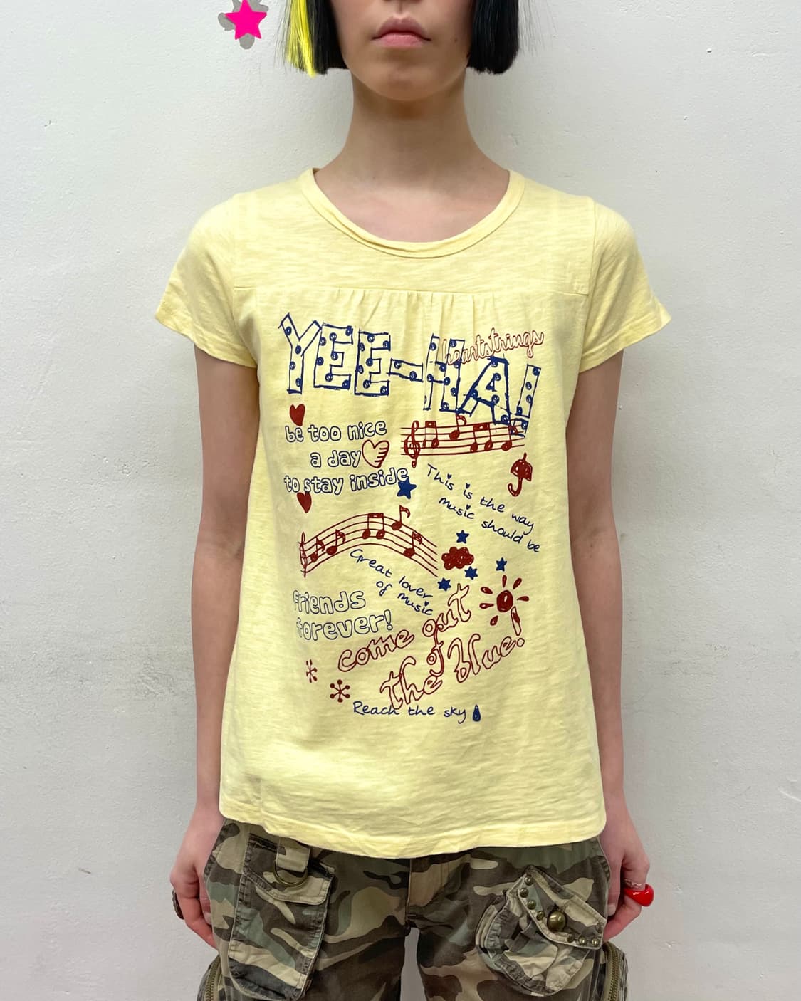  yee-han yellow note t-shirt  상품이미지1