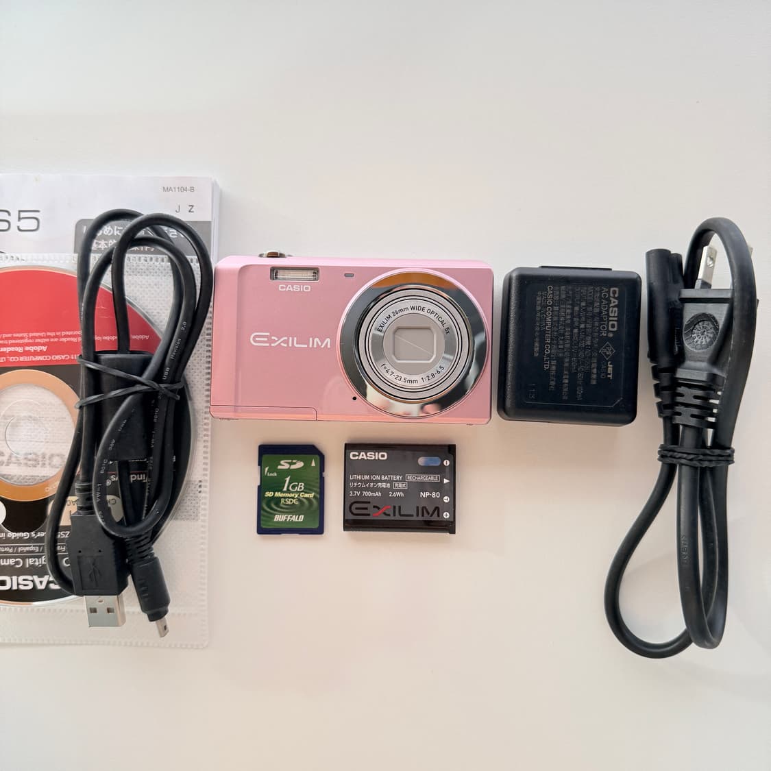 🎀미품/ 베이비핑크 카시오 엑슬림zs5 ex-zs5 빈티지디카 상품이미지7