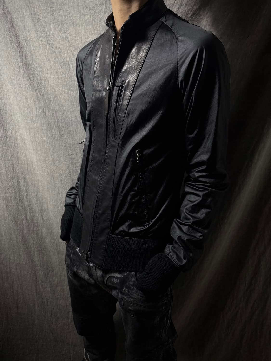 The Viridi Anne Leather Docking Jacket 상품이미지1