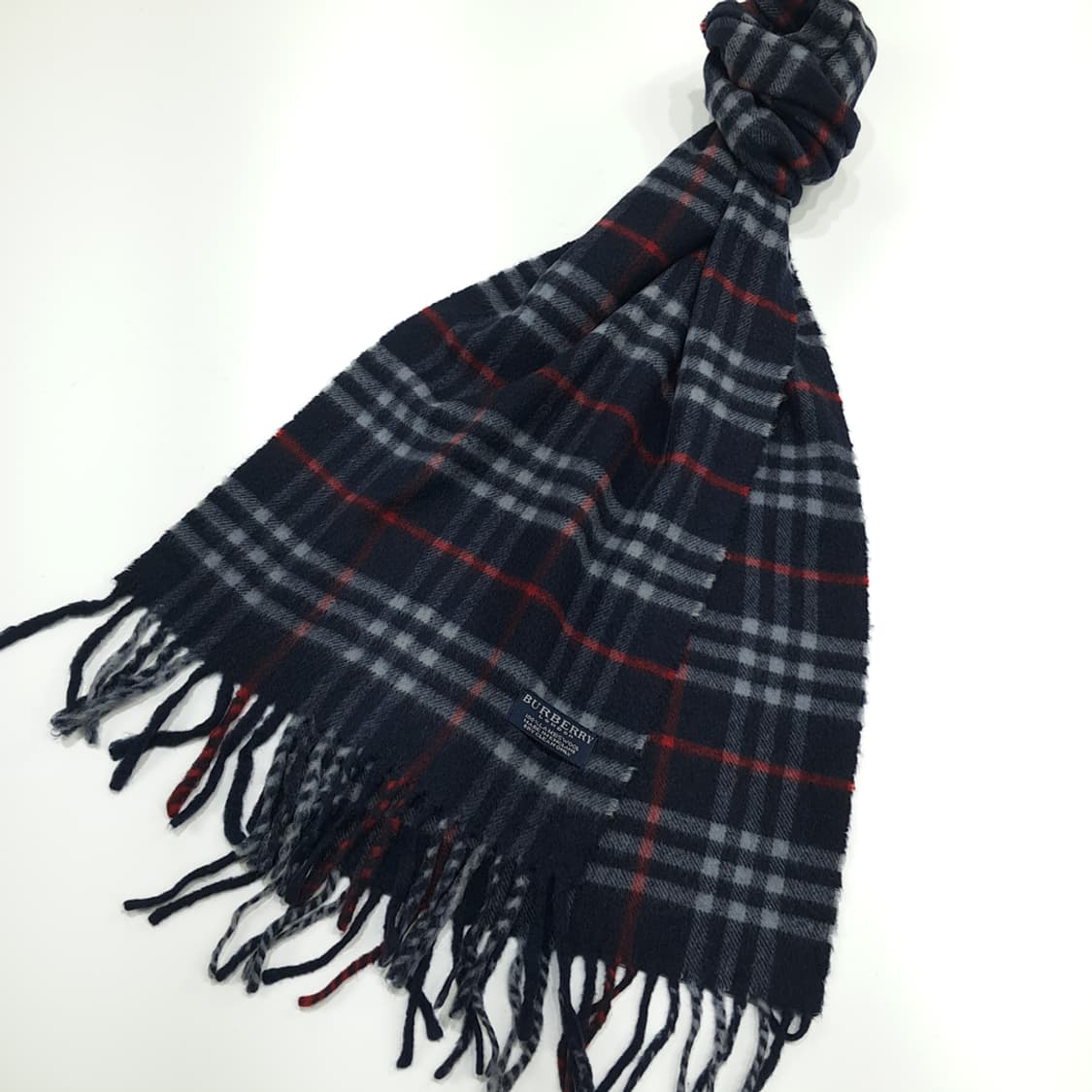 MX309 버버리 블랙 노바체크 램스울 목도리 머플러 상품이미지3