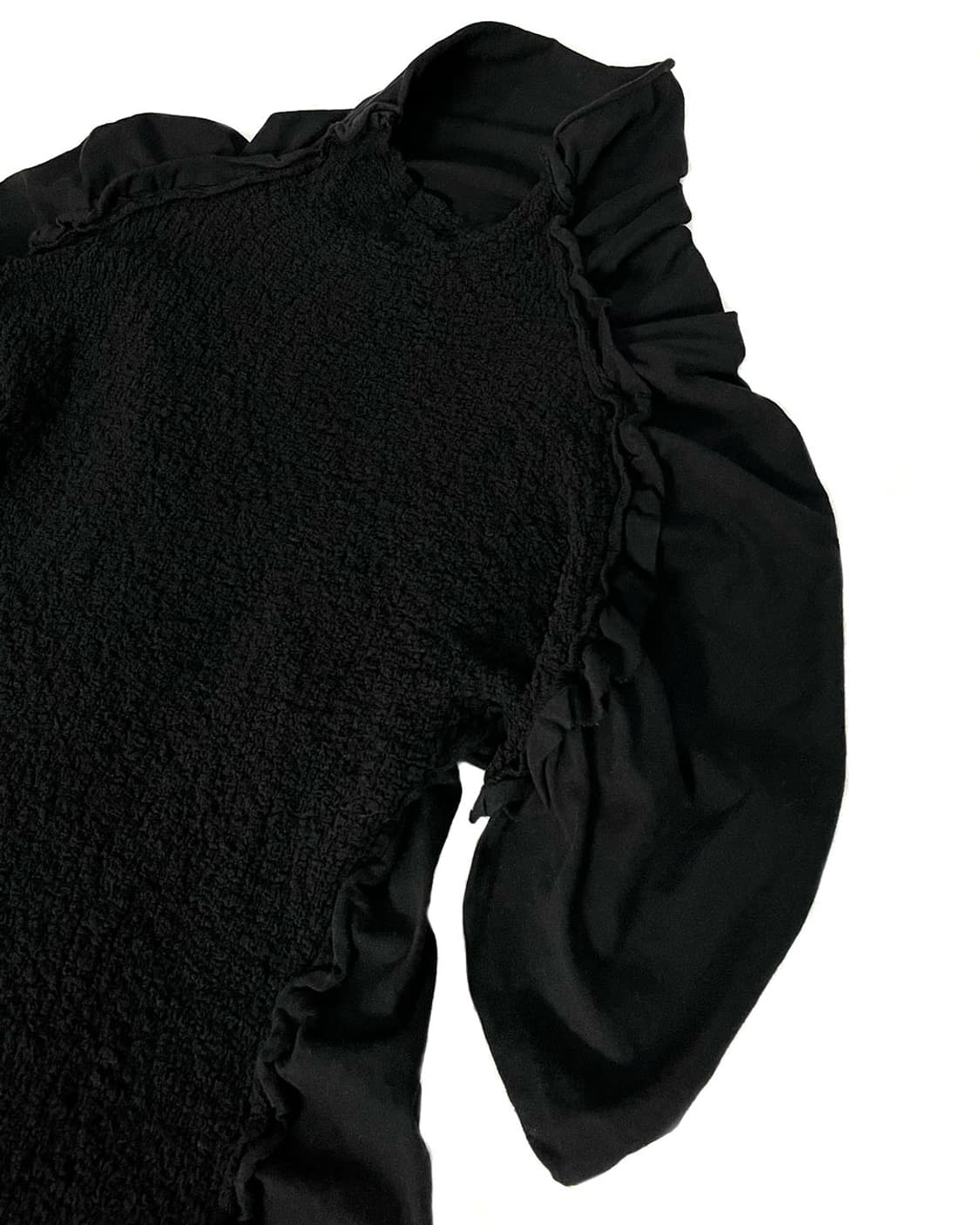 me ISSEY MIYAKE 셔링 콜리플라워 탑 상품이미지5