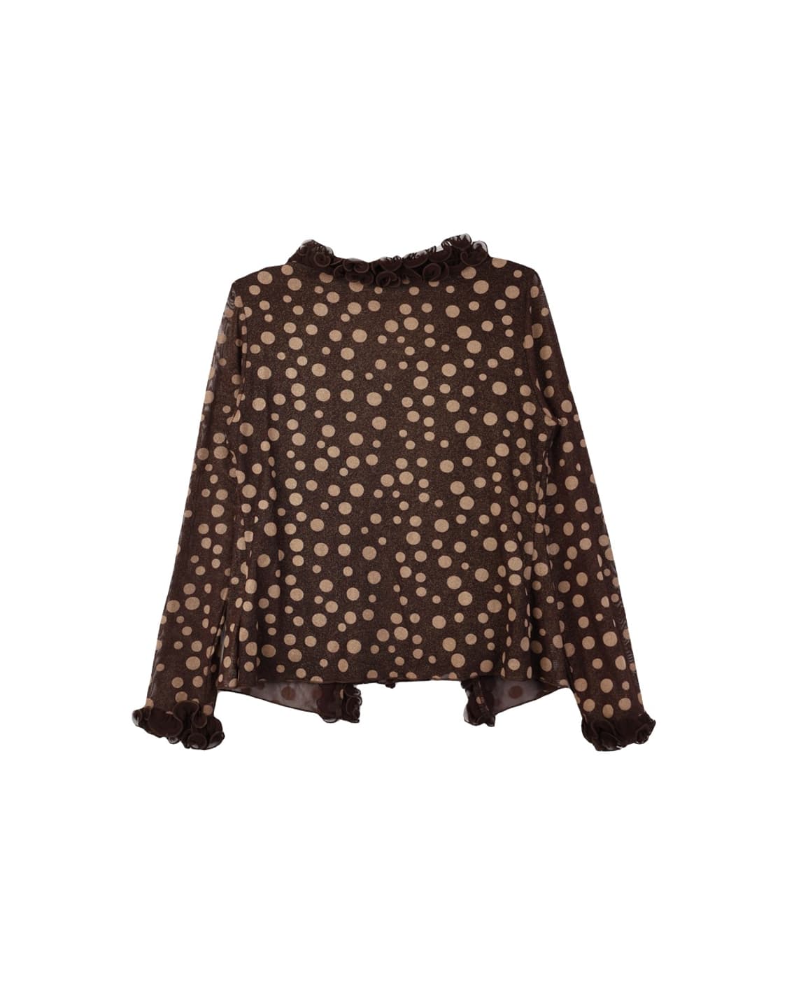 Jpn Brown Dotted Cardigans 상품이미지4