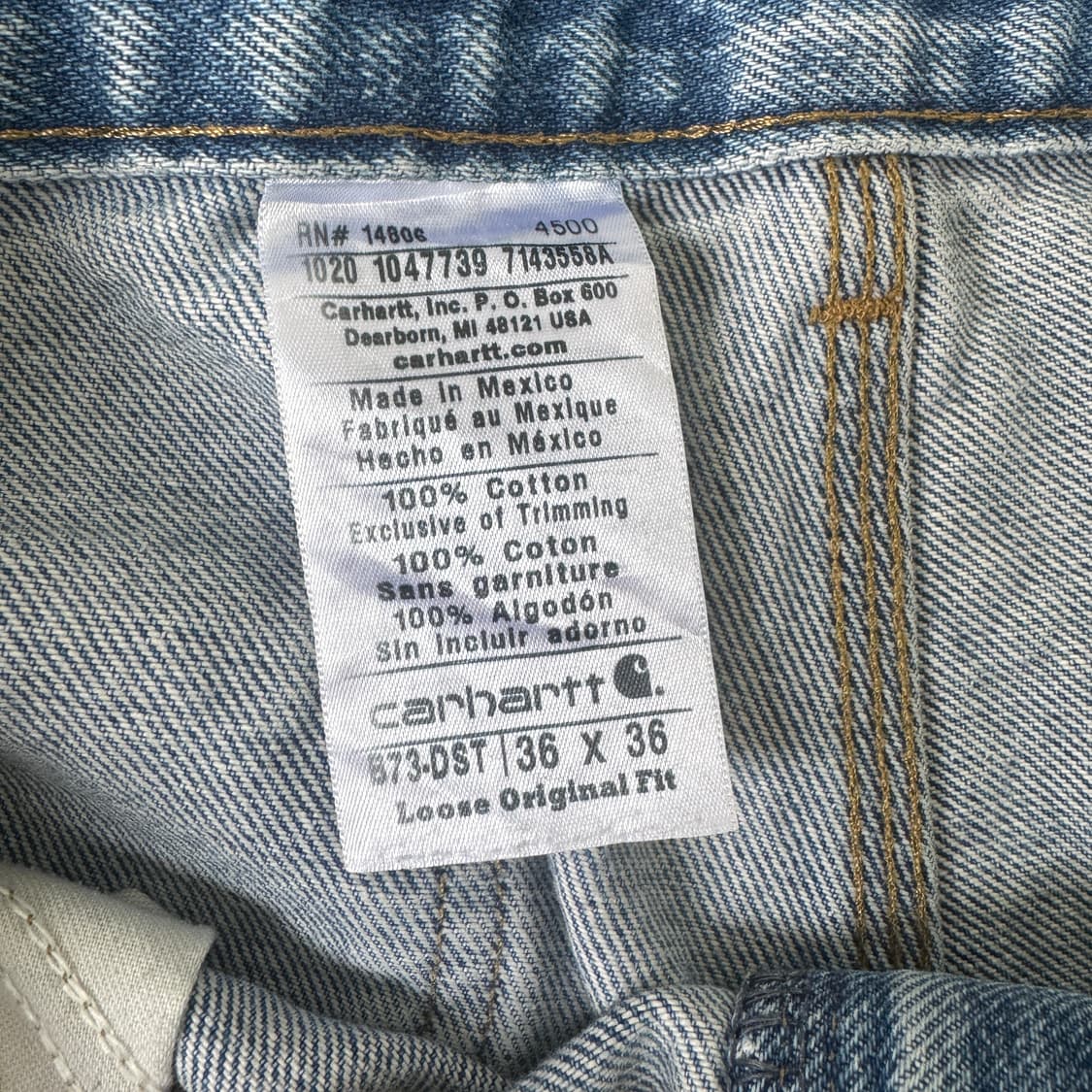 칼하트 더블니 팬츠 상품이미지3