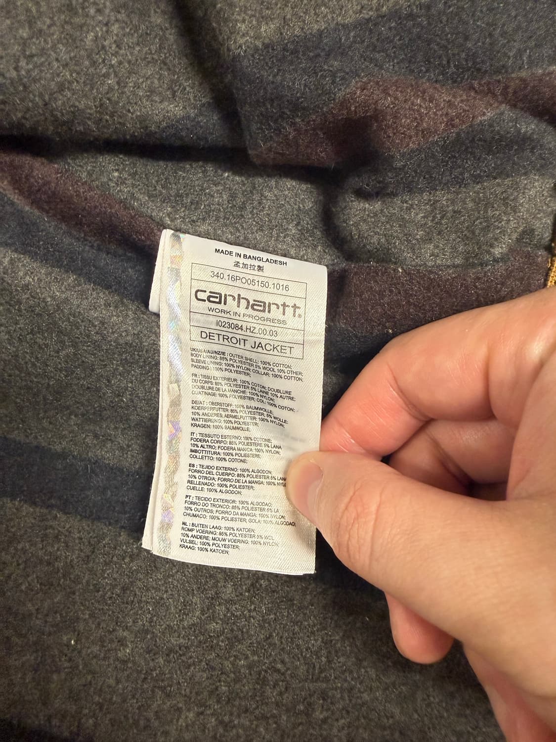 칼하트 wip 디트로이트 자켓 XL 상품이미지4