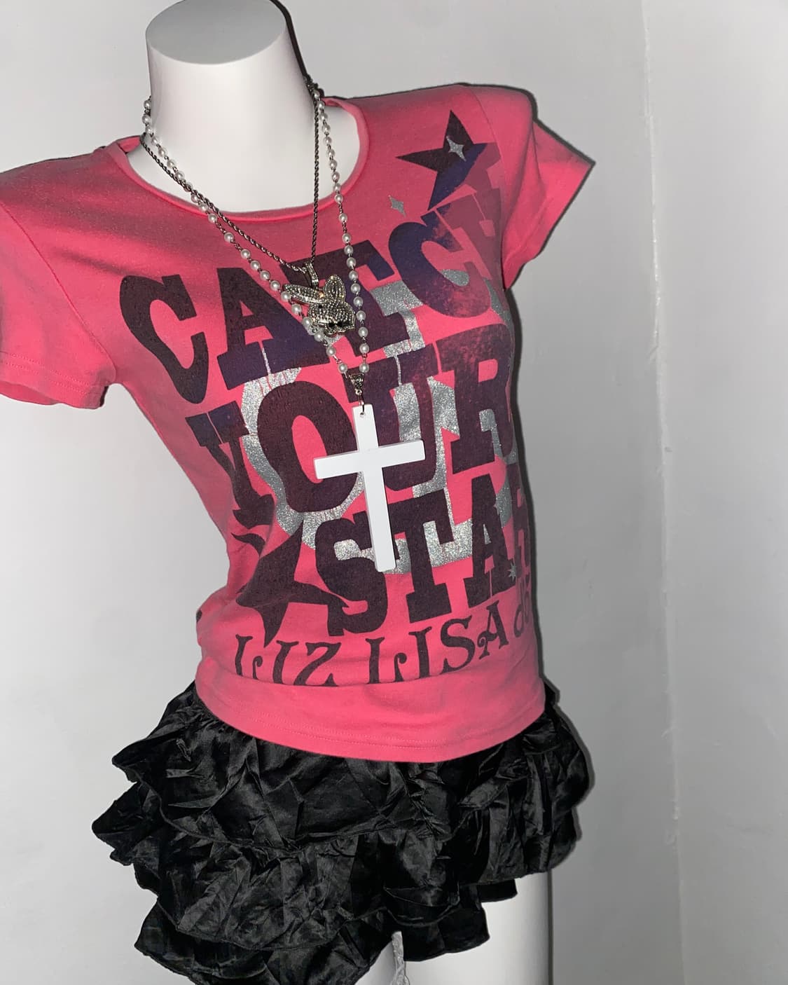 LIZ LISA doll Glitter T-Shirt  상품이미지2