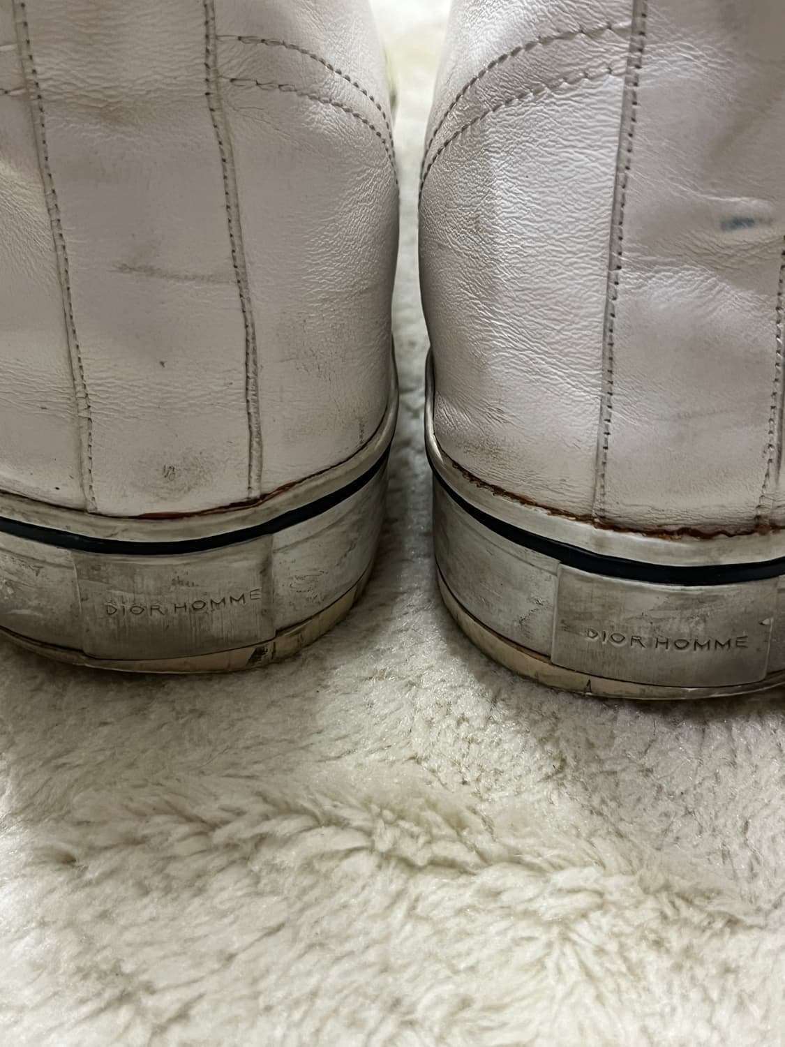 07 디올옴므 레더 스니커즈 42 상품이미지6