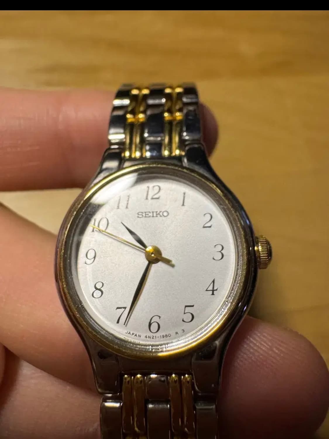 90년대 세이코 콤비 쿼츠 여성용 상품이미지1