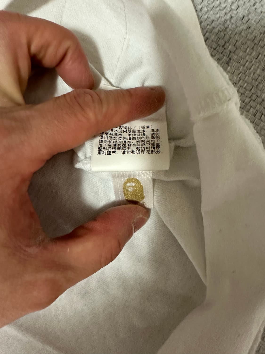 [XL/상태최상] 베이프 x 언디핏(BAPE x UNDFTD) 콜라보 T 상품이미지6