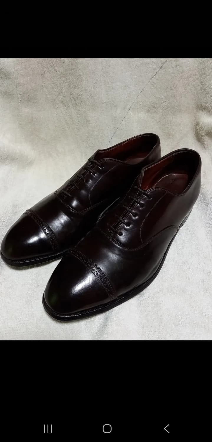 [판매] alden 9015 알든 9015 쉘코도반 캡토 발모랄 9.5D 상품이미지6