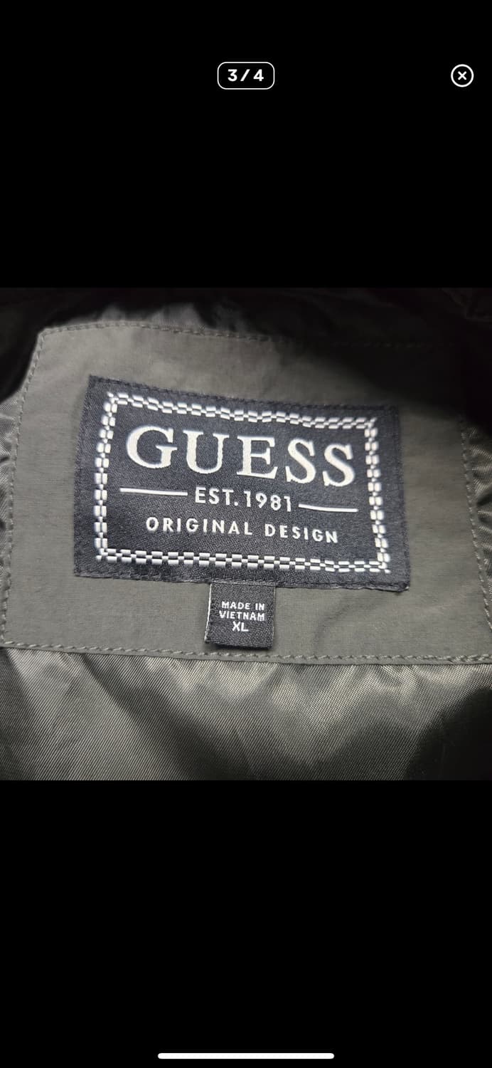  (바배) 게스 블루종 바람막이 자켓 상품이미지3