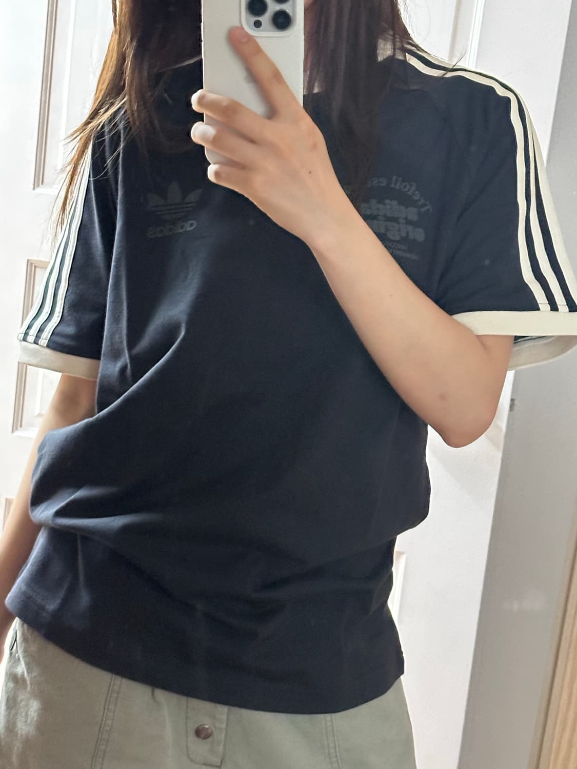 아디다스(ADIDAS) 스포츠 그래픽 캘리 티셔츠 IS1413 상품이미지1