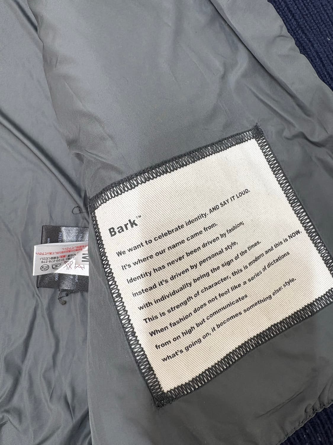 Bark Blue Wool Knit Jacket. 상품이미지7