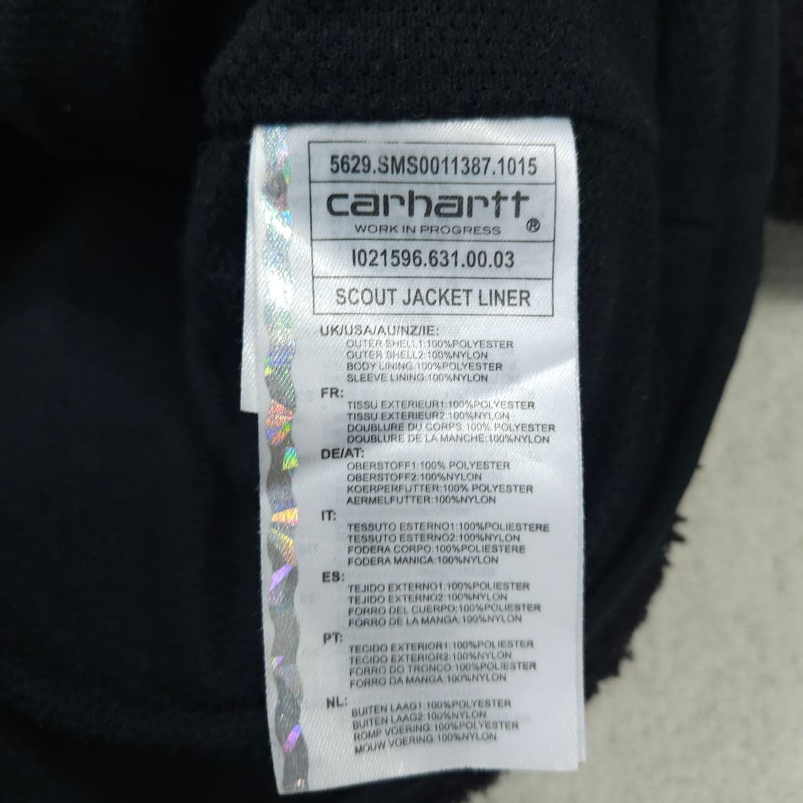 칼하트wip 스카웃 라이너 자켓 M 상품이미지6